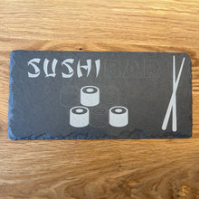 Lade das Bild in den Galerie-Viewer, Schieferplatte SushiBar