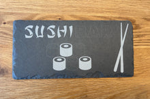 Lade das Bild in den Galerie-Viewer, Schieferplatte .\ Eckig klein