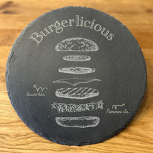 Lade das Bild in den Galerie-Viewer, Schieferplatte Burgerlicious