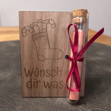 Lade das Bild in den Galerie-Viewer, Geldgeschenk Reagenzglas - Wünsch dir was