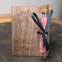 Lade das Bild in den Galerie-Viewer, Geldgeschenk Reagenzglas - Wünsch dir was
