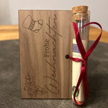Lade das Bild in den Galerie-Viewer, Geldgeschenk Reagenzglas - Frohe Weihnachten
